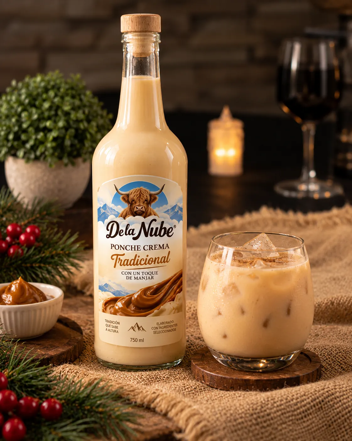 Ponche crema clásico De la Nube